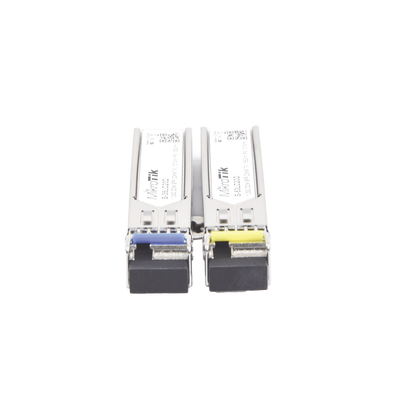 Transceptores MiniGbic SFP 1.25G LC WDM para fibra Mono Modo 20 Kms