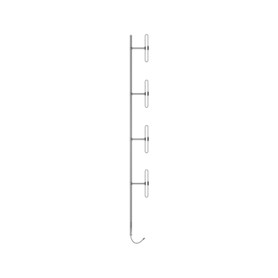 Antena SINCLAIR, 4 Dipolos, 138-174 MHz, 8.5 dB, N Macho. SD214SF2P4SNM(D00) .