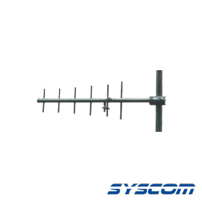 Antena base UHF, direccional, rango de frecuencia 400 - 430 MHz