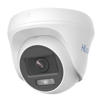 Turret TURBOHD 1080p / Imagen a Color 24/7 / Lente 2.8 mm / ColorVu Lite / Luz Blanca 20 mts / IP66 / Policarbonato