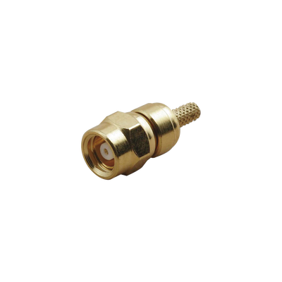 Conector SMC Macho de Anillo Plegable para cables RG-58/U LMR-195, RG-142/U.