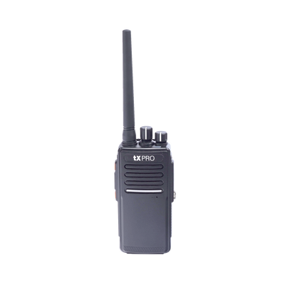 Radio Portátil UHF 400-512 MHz, Digital DMR-Analógico, 5 W, Incluye antena, batería, cargador y clip