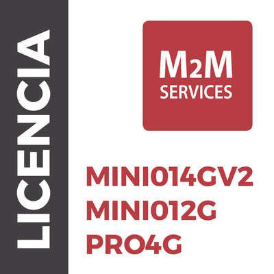 Servicio de datos por un Año para comunicadores  MINI014G/V2 y MINI012G, Panel PRO4G con eventos ilimitados.