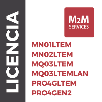 Servicio de datos 4GLTE/5G por un Año para MN02LTEM / PRO4GLTEM / PRO4GEN2 / MQ03LTEM con eventos ilimitados.