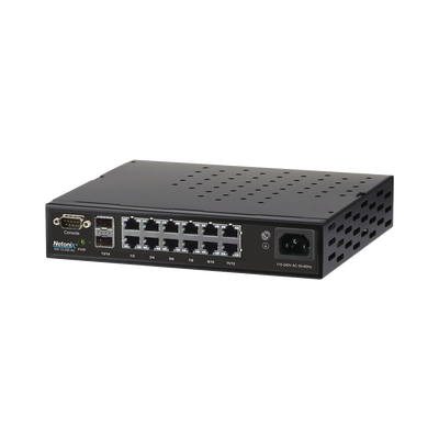 Switch WISP PoE Administrable de 14 puertos (12 PoE Gigabit + 2 SFP) 250W, entrada de 110-120 Vca y 210-230 Vca