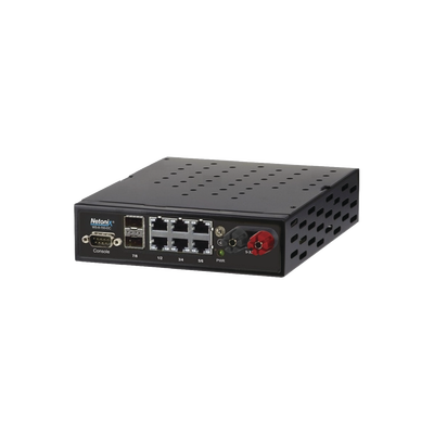 Switch WISP PoE pasivo Administrable de 8 puertos (6 PoE Gigabit + 2 SFP) entrada de 9-72 Vcd